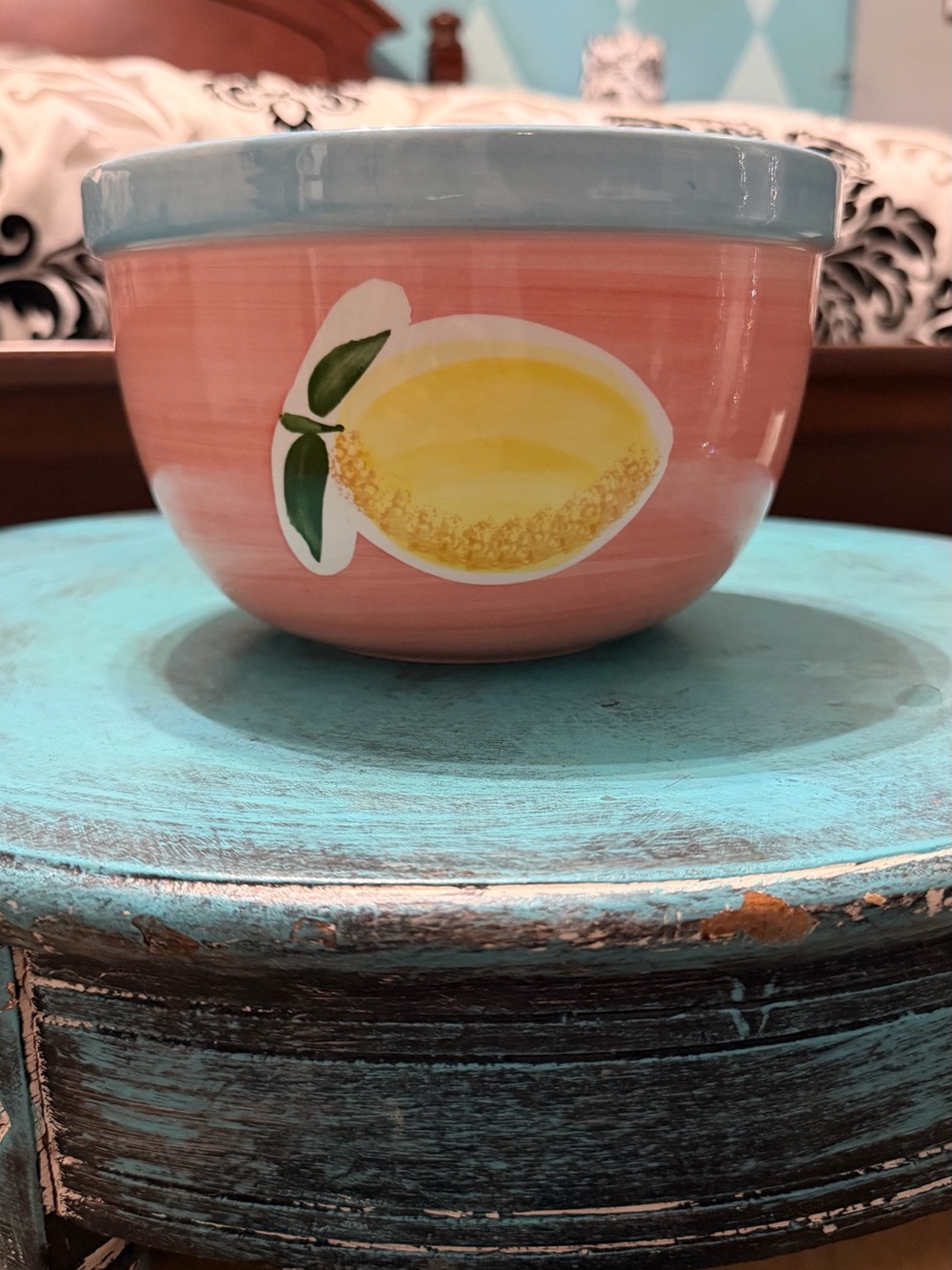 Nesting Ceramic Fruit Accent Bowl